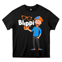 Black Kids Cartoon Blippis funny Heavy Core Tee - maiPhamDesign
