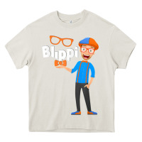 Cream Kids Cartoon Blippis funny Heavy Core Tee - maiPhamDesign