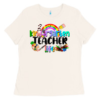 Bone Kindergarten Teacher Life Ladies Tee - LillyAllenDesigns