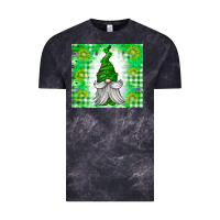 Cloud Black St. Patricks Day Gnome Vintage Tee - CowhideDigitalArt