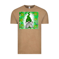 Vintage Coffee St. Patricks Day Gnome Vintage Tee - CowhideDigitalArt