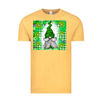 Vintage Mustard St. Patricks Day Gnome Vintage Tee - CowhideDigitalArt