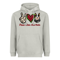 Moon Dust Peace Love Blue Heeler Heavyweight Hoodie - Jasminsmagicworld