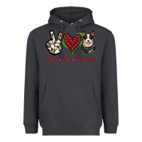 Smoke Peace Love Blue Heeler Heavyweight Hoodie - Jasminsmagicworld