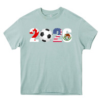 Arona North America 2026 Football  Canada USA Mexico Soccer Heavy Core Tee - maiPhamDesign