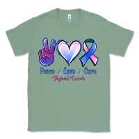 Sage Peace Love Cure Thyroid Cancer Classic Tee - Jasminsmagicworld