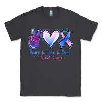 Smoke Peace Love Cure Thyroid Cancer Classic Tee - Jasminsmagicworld