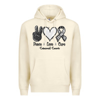 Sandshell Peace Love Cure Carcinoid Cancer Premium Hoodie - Jasminsmagicworld