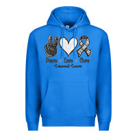 True Royal Peace Love Cure Carcinoid Cancer Premium Hoodie - Jasminsmagicworld