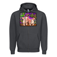 Smoke mardi gras western leopard pigs Zipper Hoodie - Jasminsmagicworld