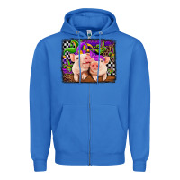 True Royal mardi gras western leopard pigs Zipper Hoodie - Jasminsmagicworld