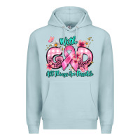 Blue Mist with god all things are possible Premium Hoodie - BarkalooDesign