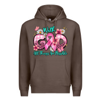 Coffee with god all things are possible Premium Hoodie - BarkalooDesign