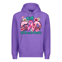 Purple with god all things are possible Premium Hoodie - BarkalooDesign