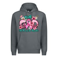 Rock with god all things are possible Premium Hoodie - BarkalooDesign
