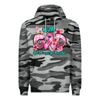 Slate Camo with god all things are possible Premium Hoodie - BarkalooDesign