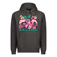 Smoke with god all things are possible Premium Hoodie - BarkalooDesign