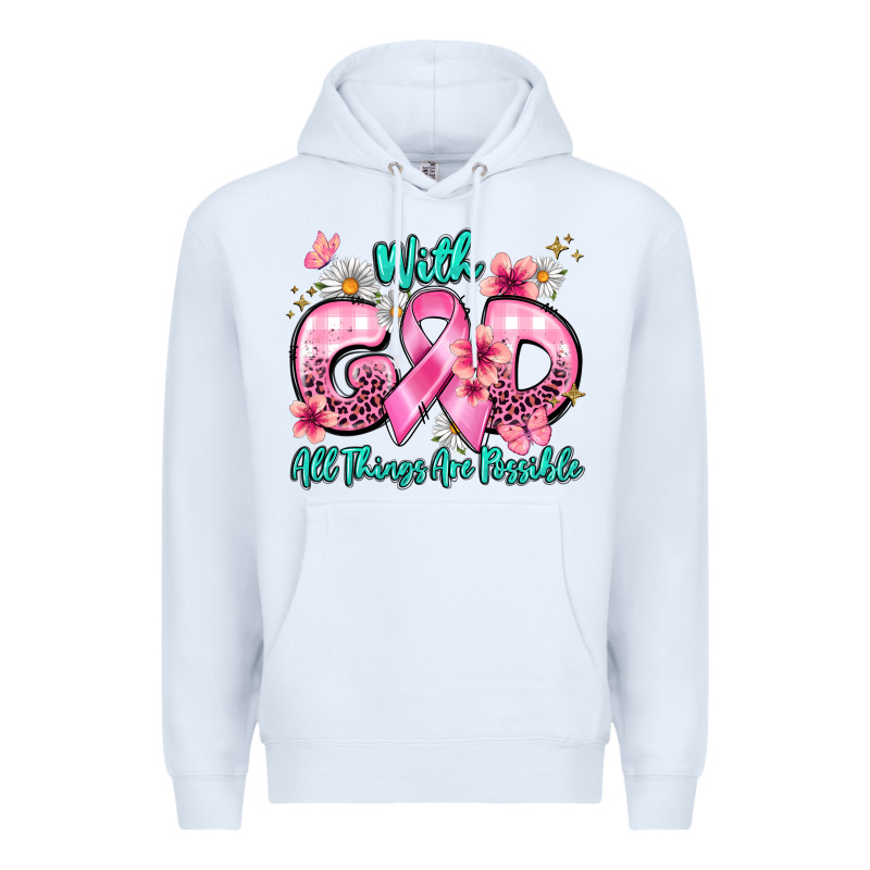 With God All Things Are Possible Premium Hoodie by BarkalooDesign | Teevron
