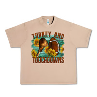 Burro Turkey And Touchdowns Urban Heavy Tee - LillyAllenDesigns
