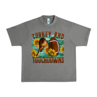 Tornado Turkey And Touchdowns Urban Heavy Tee - LillyAllenDesigns