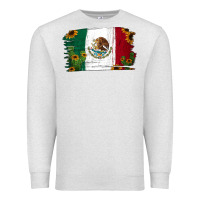 Oatmeal Heather cactus sunflower mexican flag Premium Sweatshirt - Jasminsmagicworld