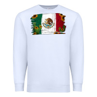 White cactus sunflower mexican flag Premium Sweatshirt - Jasminsmagicworld