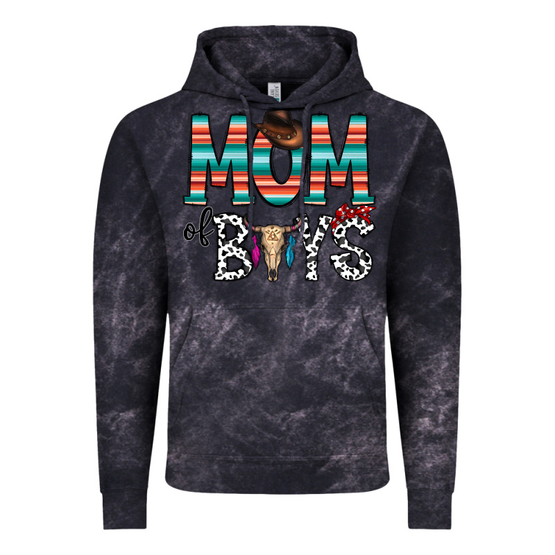 Mom Of Boys Vintage Hoodie by CowhideDigitalArt | Teevron