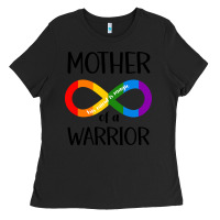 Black Mother Of Warrior Ladies Tee - CowhideDigitalArt