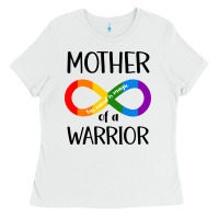 White Mother Of Warrior Ladies Tee - CowhideDigitalArt
