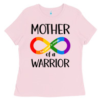 Bubblegum Pink Mother Of Warrior Ladies Tee - CowhideDigitalArt