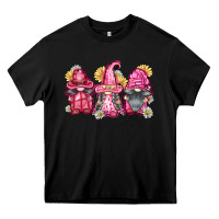 Black breast cancer gnomes Heavy Core Tee - FaDigitalArtStudio