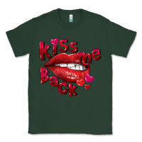Sports Green Kiss me back Valentine's Day Classic Tee - FaDigitalArtStudio