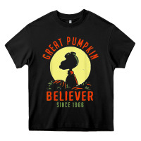 Black Peanuts, Great Pumpkin Believer Since 1966 Halloween Heavy Core Tee - maiPhamDesign