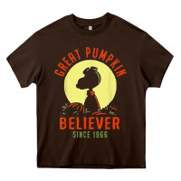 Chocolate Brown Peanuts, Great Pumpkin Believer Since 1966 Halloween Heavy Core Tee - maiPhamDesign