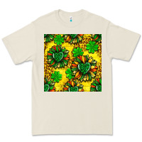 Bone St. Patrick's sunflower seamless pattern Premium Tee - BundleAndBundleShop