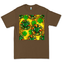 Cacao St. Patrick's sunflower seamless pattern Premium Tee - BundleAndBundleShop