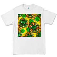 St. Patrick's Sunflower Seamless Pattern Premium Tee | Teevron
