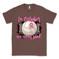 Chestnut in october we wear pink volleyball Classic Tee - BarkalooDesign