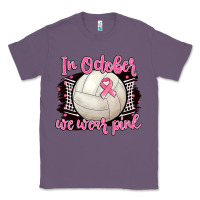 Lavender in october we wear pink volleyball Classic Tee - BarkalooDesign