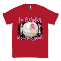 Red in october we wear pink volleyball Classic Tee - BarkalooDesign
