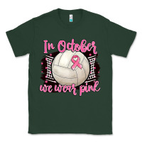 Sports Green in october we wear pink volleyball Classic Tee - BarkalooDesign