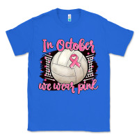 In October We Wear Pink Volleyball Classic Tee | Teevron