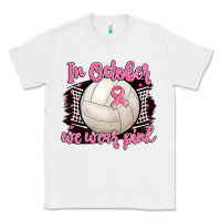 White in october we wear pink volleyball Classic Tee - BarkalooDesign