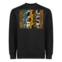 Black Western Brushstroke Heavyweight Sweatshirt - Jasminsmagicworld
