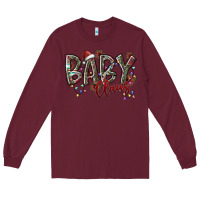 Burgundy baby claus Long Sleeve Tee - SublimationCraftShop