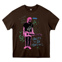 Chocolate Brown MGK+Thing Heavy Core Tee - maiPhamDesign