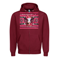 Burgundy pink gemstone baby calf western valentines day Zipper Hoodie - Jasminsmagicworld