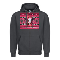 Smoke pink gemstone baby calf western valentines day Zipper Hoodie - Jasminsmagicworld