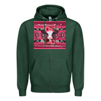 Sports Green pink gemstone baby calf western valentines day Zipper Hoodie - Jasminsmagicworld