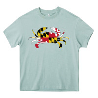Arona Maryland Crab State Pride Flag Heavy Core Tee - maiPhamDesign